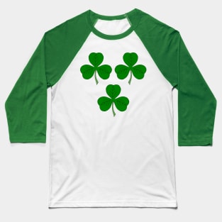 Three Shamrocks Baseball T-Shirt